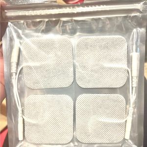 4- (4 Each) Reusable Soft Touch Self Adhering Neuro Stimulation Electrodes NEW